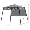 Tangkula 7 x 7 Ft Pop-up Canopy Tent, Outdoor Slant