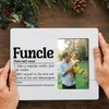DIMSEOIUS Uncle Picture Frame Gifts from Niece Nephew, Funcle Definition