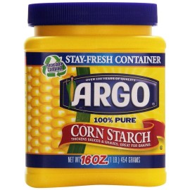 Argo Ach Food Corn Starch, 16 oz Boxes - All-Natural Thickening Agent, Gluten...