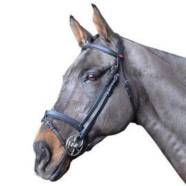 John Whitaker Ready To Ride Snaffle Bridle Black Pony