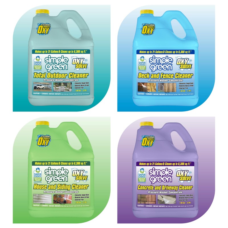 Simple Green Oxy Solve Concrete and Driveway Pressure Washer Cleaner,
