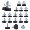 Pack of 16 Threaded Table Leveling Feet Long, M6 x