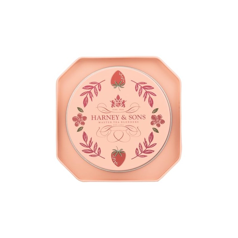 Harney & Sons Té Oolong Sabor Batido de Fresa, Libre