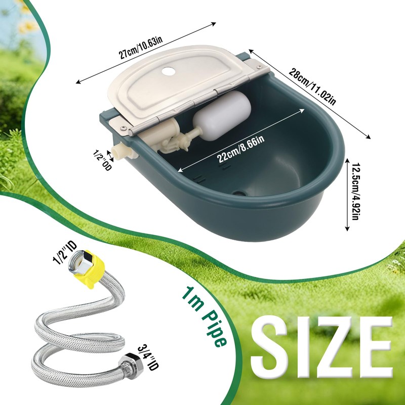 Automatic Water Bowl Livestock Waterer for Horse Cattle Goat Sheep