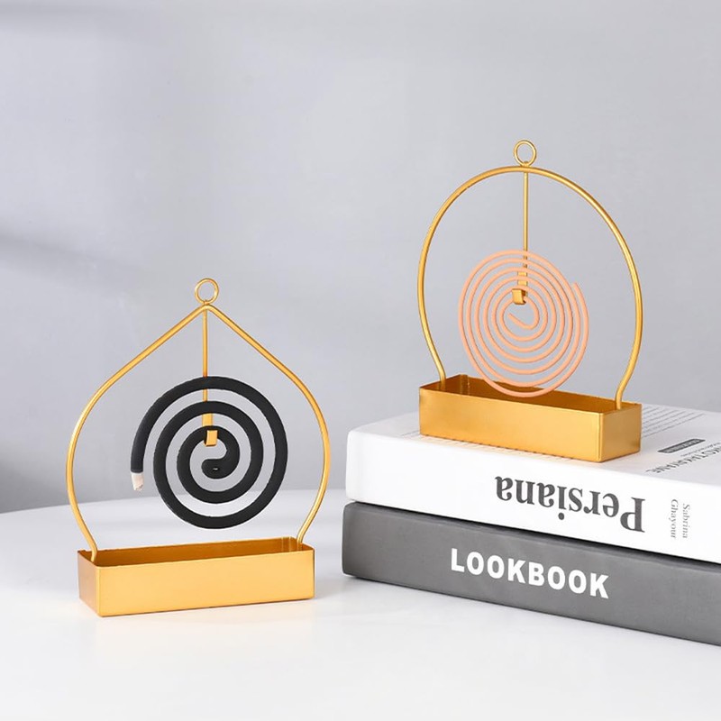 Ieron Metal Mosquito Coil Holder Stylish and Functional Home Use