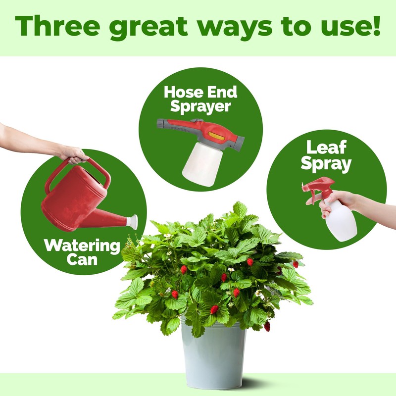 Garden Fertilizer, Complete Liquid Garden Plant Food for Edible Plants,