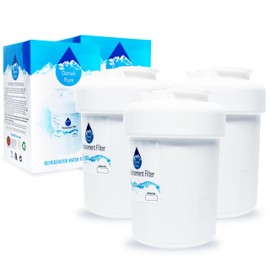3-Pack Replacement for General Electric PFSS5PJZASS Refrigerator Water Filter - Compatible with General Electric MWF, MWFP Fridge Water Filter Cartridge