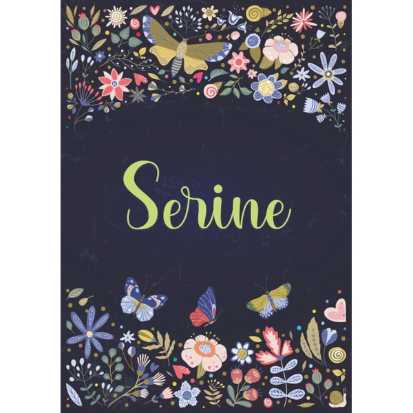 Serine: Carnet de notes A5 | Prénom personnalisé Serine |