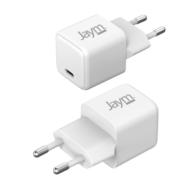 JAYM GaN Compact Mains Charger - GRS Certified - Power