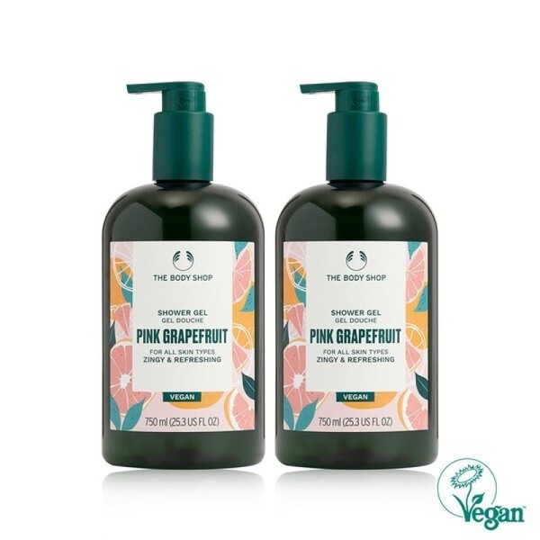 Pink Grapefruit Shower Gel 750MLx2 Duo Set / 핑크 그레이프후룻