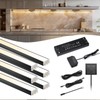 VST Under Cabinet Lighting 6 Pack, Touch Control LED Cabinet