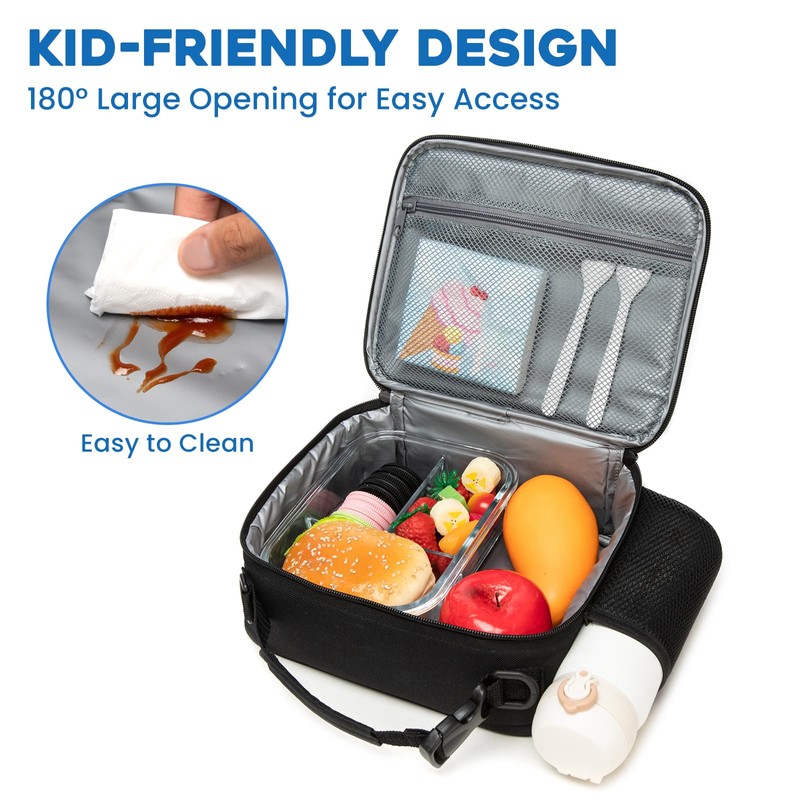 Hairao Kids Lunch Bag for Boys, Insulated Lunch Bag for