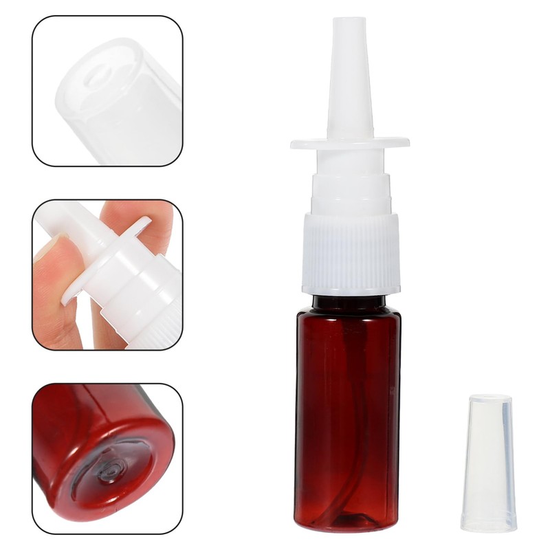 Beavorty 10pcs 15ml Refillable Fine Mist Bottles Bottles Empty Care