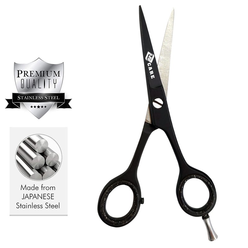 YSCARE Beard Scissors Hair Scissors Mustache Scissors Premium Hairdressing Scissors