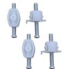 TAKPART Set of 2 front headlight adjustment screws, front headlight