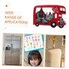 Ciieeo Bus Shaped Fridge Magnet Creative Resin Refrigerator Decor for
