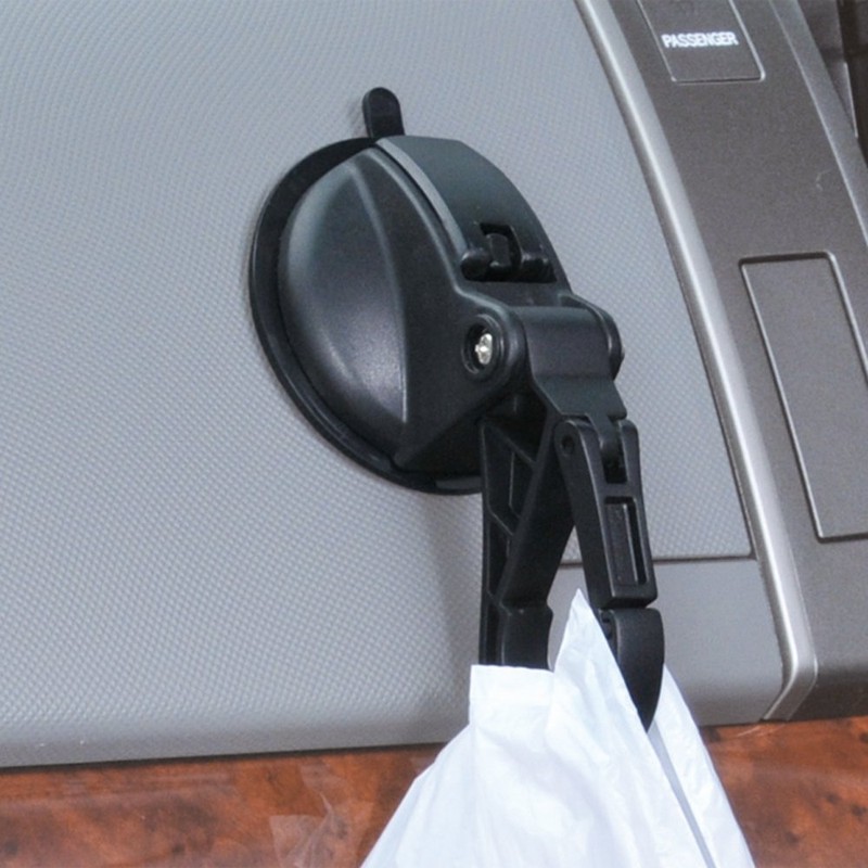 セイワ 吸盤フックM BK/吸盤取付 W753