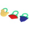3Pcs Baby Teething Toys Lovely Fruit Shape Teeth Discomfort Relief