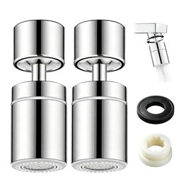 Regadera para Fregadero de Cocina, 2 Modos Extensor de Grifo Giratorio