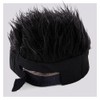 Wig Hat Wig Men Adjustable Short Hair Wig Cap Black