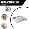DOITOOL Air Conditioner Drain Pan 17.32X15.75 Inch Galvanized Metal Ac