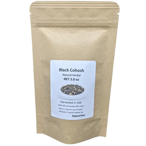Black Cohosh Root Tea - Loose Root Cut - By Nature Tea (8 oz)