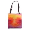 Sunset Watercolor Gradient Tote Bag