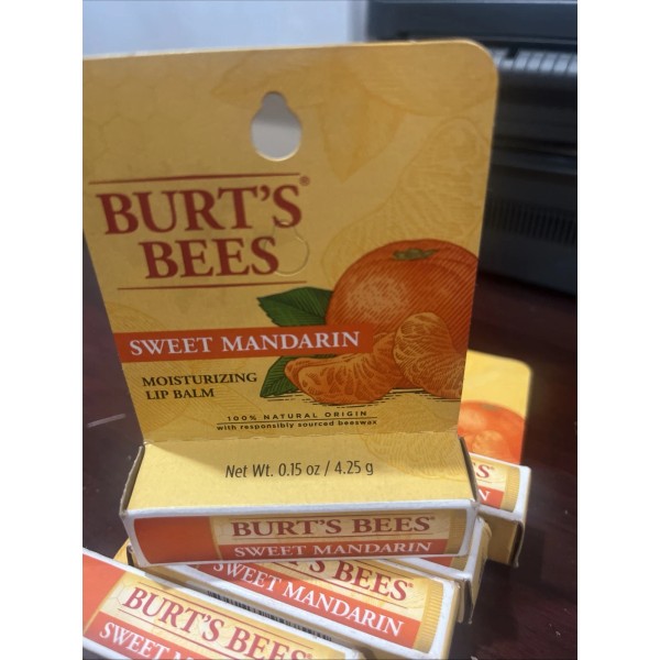 BURT'S BEES sweet mandarin moisturizing lip balm