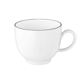 SELTMANN WEIDEN Kaffeetasse - 0,22 L - Durchmesser: 10,7 - Höhe: 6,7 cm - Lido - Form: Rund - 10826 Weiß - Black Line