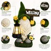 Solar Gnome Garden Statue for Outdoor Decor – Cute LED