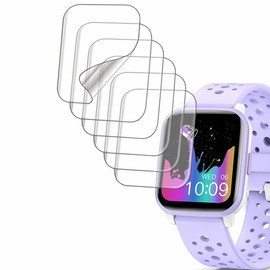 smaate Soft Screen Protector Compatible with Butele H69 0.96 inches smart Watch for Kids, 6 Pieces, Full coverage, Bubble Self-healing