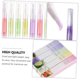 MERRYHAPY MERRYHAPY 6pcs Empty Cuticle Oil Pens Nail Art Essential Oil Pen Nail Nutrition Softening