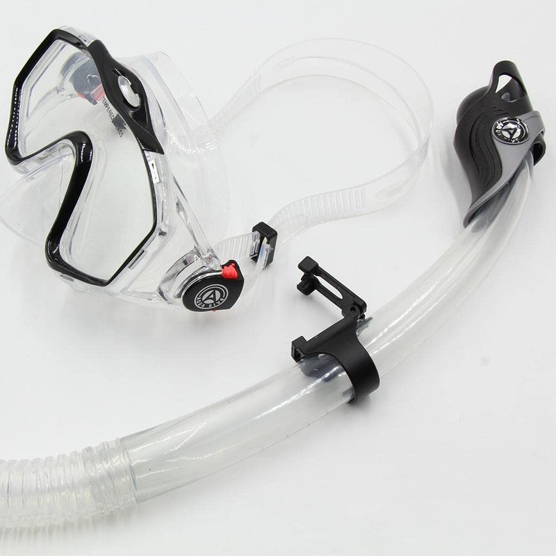 4 Count Snorkel Clip Keeper Retainer for Diving Snorkel Breathing