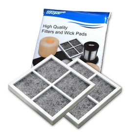 HQRP 2-pack Air Filter Compatible with Kenmore Elite Refrigerators 04609918000/469918 / 9918 Elite CleanFlow Replacement