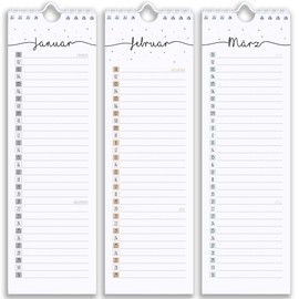 Cupcakes & Kisses CUPCAKES & KISSES® Geburtstagskalender I Jahresunabhängig zum Selbstgestalten I Kalender immerwährend I Vergiss nie wieder einen Geburtstag Bunt