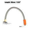 X AUTOHAUX 11.8" Tire Inflator Hose Adapter M6 without Air