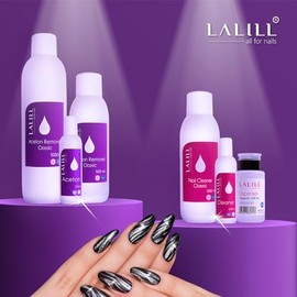 LALILL Aceton Nagellackentferner 500 ml - Entferner f√ºr Shellac, Hybrid, Gel N√§gel, Acryl, Tipps und Nagelkleber - Reines Aceton Gel Nagellack UV Reiniger - Shellac Entferner