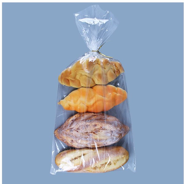 Lesibag 200Pcs 11 x 18 Inch Bottom Gusset Bread Bags