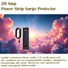 NANOLAKE Heavy Duty Power Strip Surge Protector,20A 2500W,Widely 12 Outlets/Dual