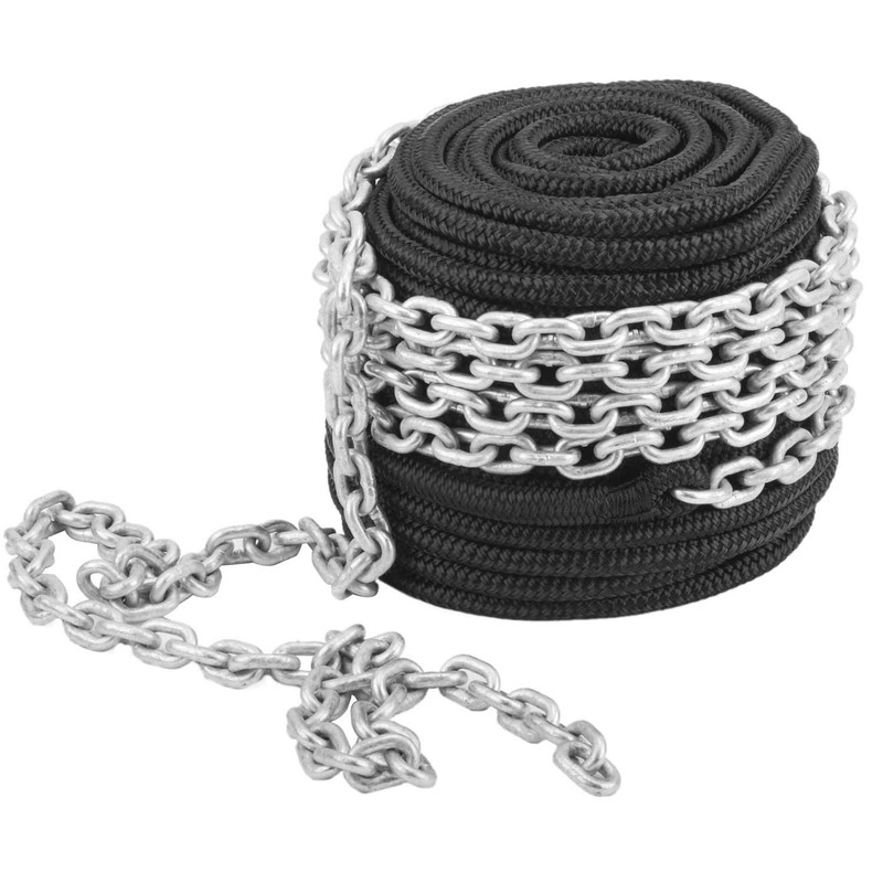 NovelBee 3/8 Inch x 50 Feet Double Braid Nylon Rope