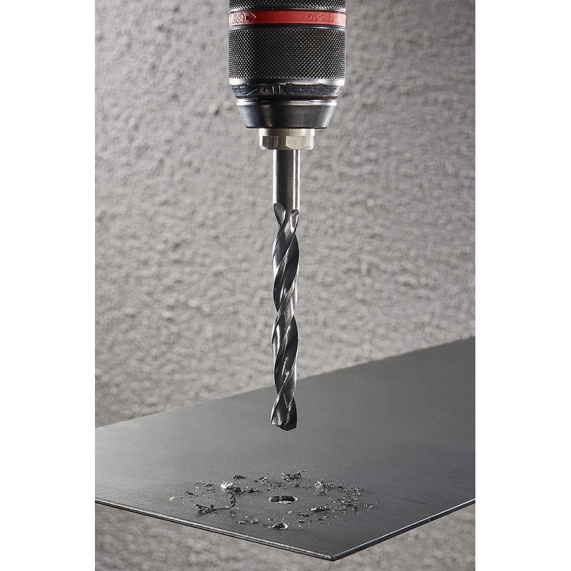 Wolfcraft Metal Drill Bit HSS Ground, silver, 7518010