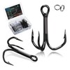 Fishing Treble Hooks 3X Strong Professional V Triple Fishing Hooks
