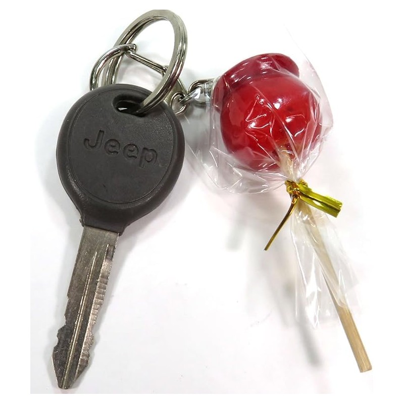 Food Sample Keychain: Irresistibly Yummy Candied Apple 167OK