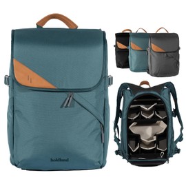 Holdland 28L Camera Backpack Bag for Men or Women Photographers with Waterproof Rainfly, Laptop Sleeve & Removable Hip Belt | For Large or Small DSLR/Mirrorless Cameras | Canopy Green