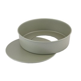 富士ホーロー ケーキ 型 21cm 底取れ チーズケーキ型 フッ素加工 ベイクウエア 33208 グレー