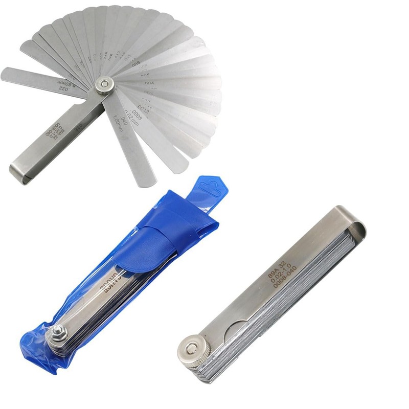 [LUYING] Thickness Gauges, Set of 32, 0.0008-0.04 inches (0.02-1 mm),