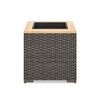 homestyles Boca Raton Outdoor Planter, Grey/Brown