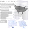 Wearable Urine Collection Bag Condom Catheters for Men, Reusable Portable