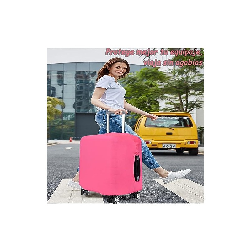 funda de maleta de color sólido, maleta chica de viaje