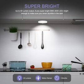 OQIMAX Motion Sensor Night Light Pack of 3